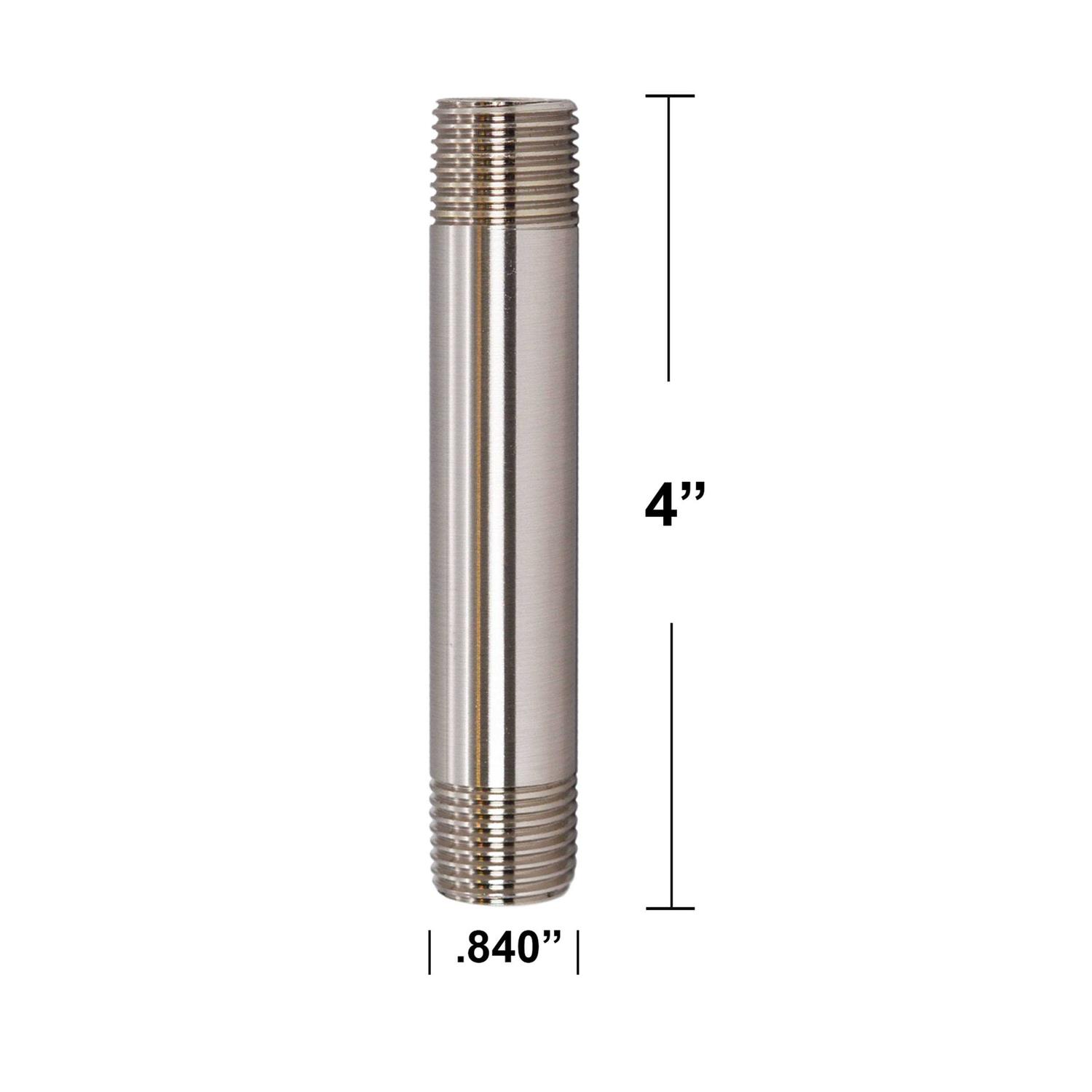 Westbrass 4 inch IPS Brass Pipe Nipple D12104 - Cheap Fitting