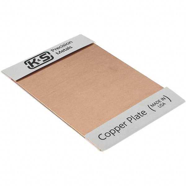 K & S Precision Metals Copper Etching Plate - Cheap Fitting