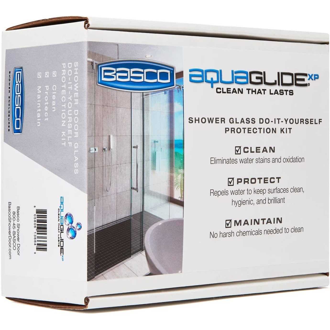 Basco Aquaglidexp Shower Door Glass Water Repellent Kit - Cheap Fitting