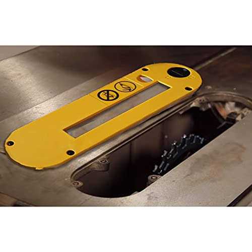 TonGass Dado Throat Plate Compatible with DeWalt 10 Portable Table Saw - Cheap Fitting