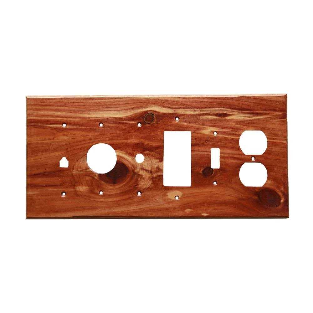 Rustic 1-Gang Rocker Wall Plate Sierra Lifestyles Finish 682760 - Cheap Fitting