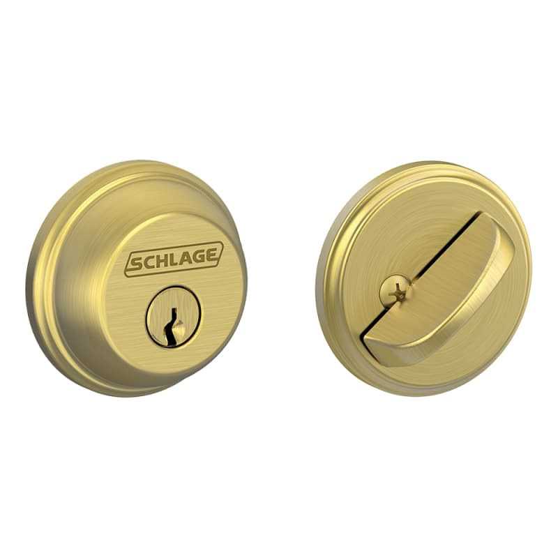 Schlage B60 Deadbolt Single Cylinder - Cheap Fitting
