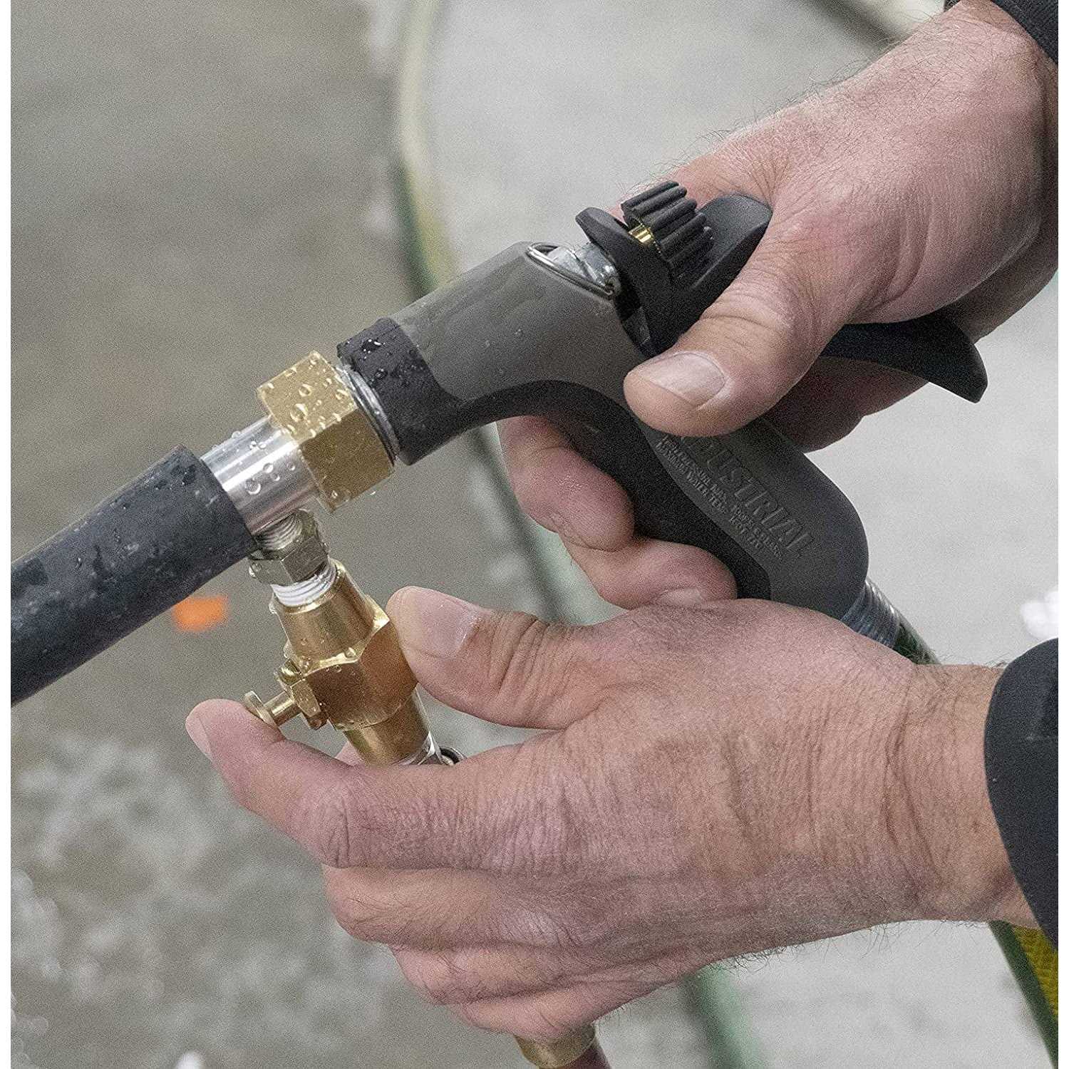 Lisle 60800 Heater Core Backflush Tool with Air - Cheap Fitting