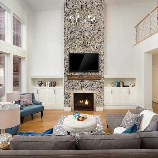 M-Rock Traditional 1.5 in. to 4 in. x 5 in. to 9 Field Stone Concrete Stone Veneer - Cheap Fitting