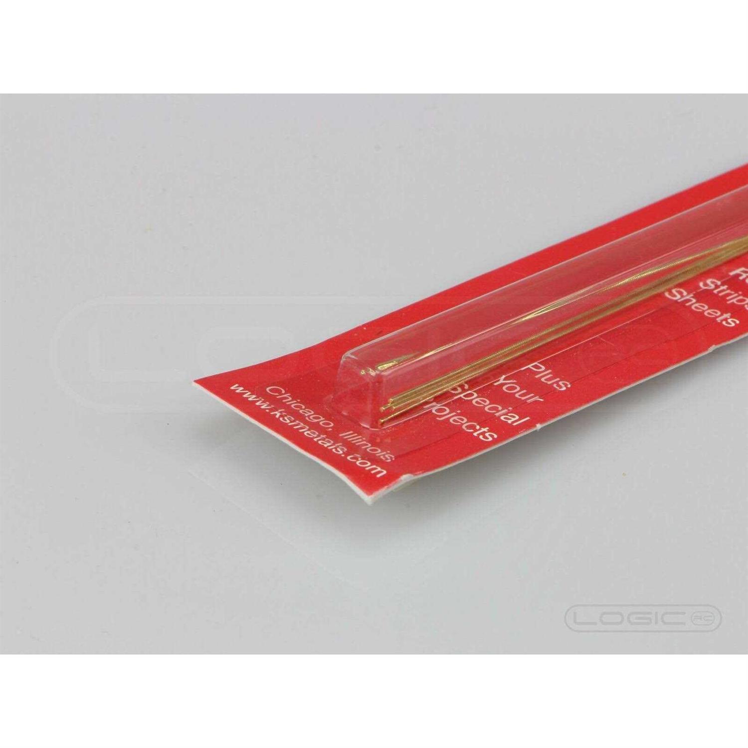 K & S Round Brass Rod .020” x 12 - Cheap Fitting