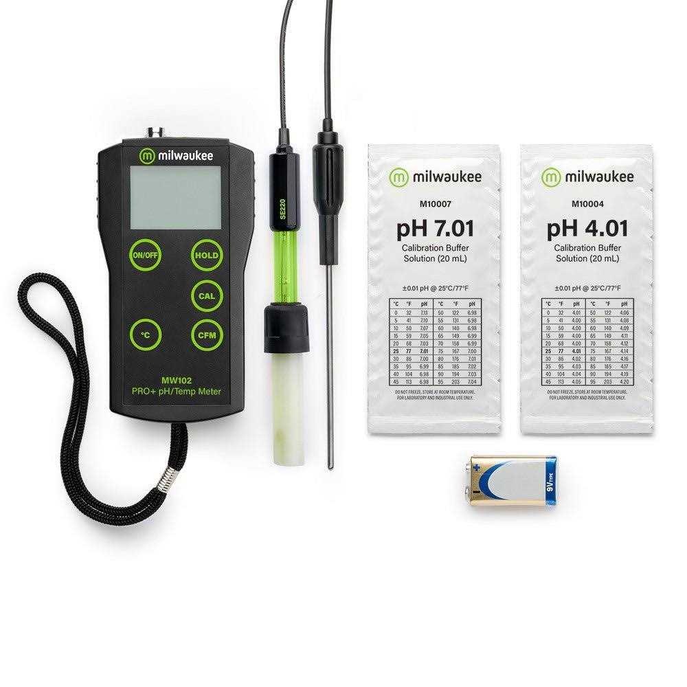 Milwaukee MW102 pH and Temperature Meter - Cheap Fitting
