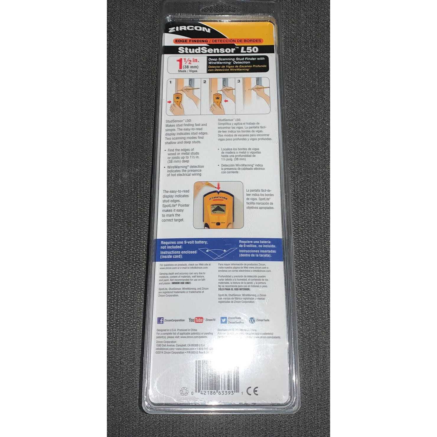 Zircon StudSensor e50 - Cheap Fitting