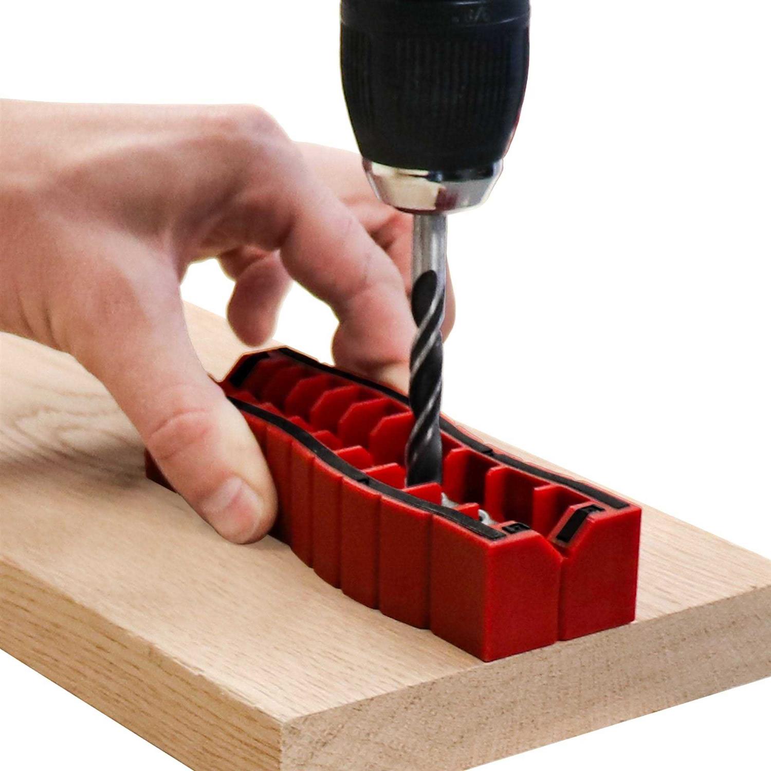 Milescraft Drill Block Plus Handheld Drilling Guide w/9 Bushing Sizes - Cheap Fitting