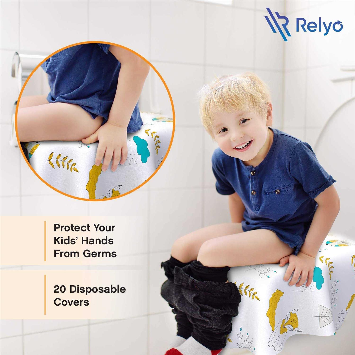 Toilet Seat Covers Disposable 20 Pack Waterproof, Ideal for Kids and Adults Extra Large - Cheap Fitting