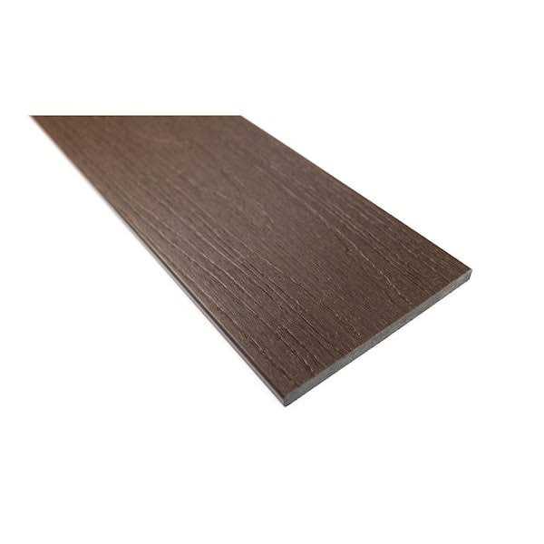 Frame It All 0.40 in. x 5.51 in. x 70.20 Capped Composite Flat Top Fence Picket - Cheap Fitting