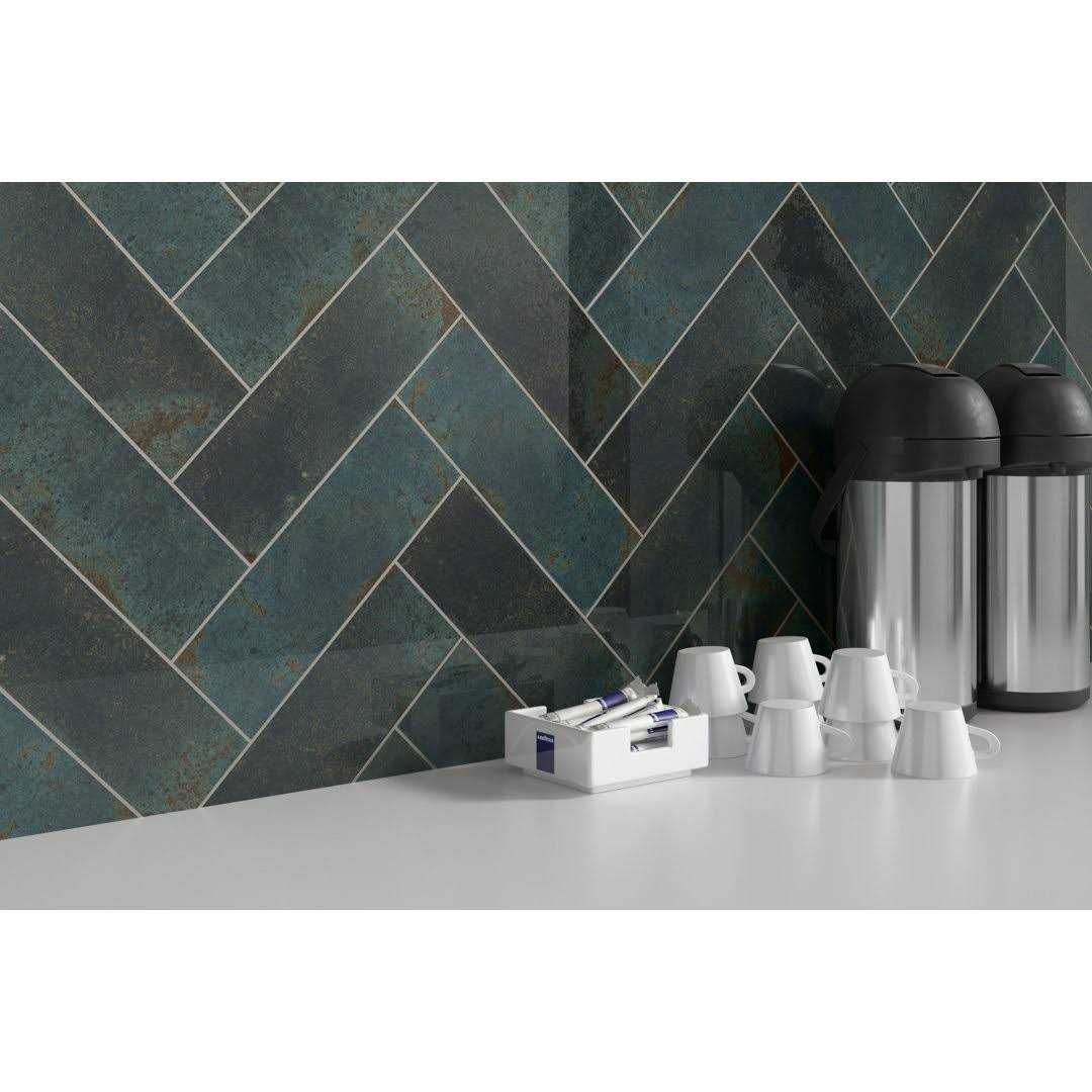 Emser Tile, LLC Inhale 4 in. x 12 in. Glossy Porcelain Floor and Wall Tile - Cheap Fitting