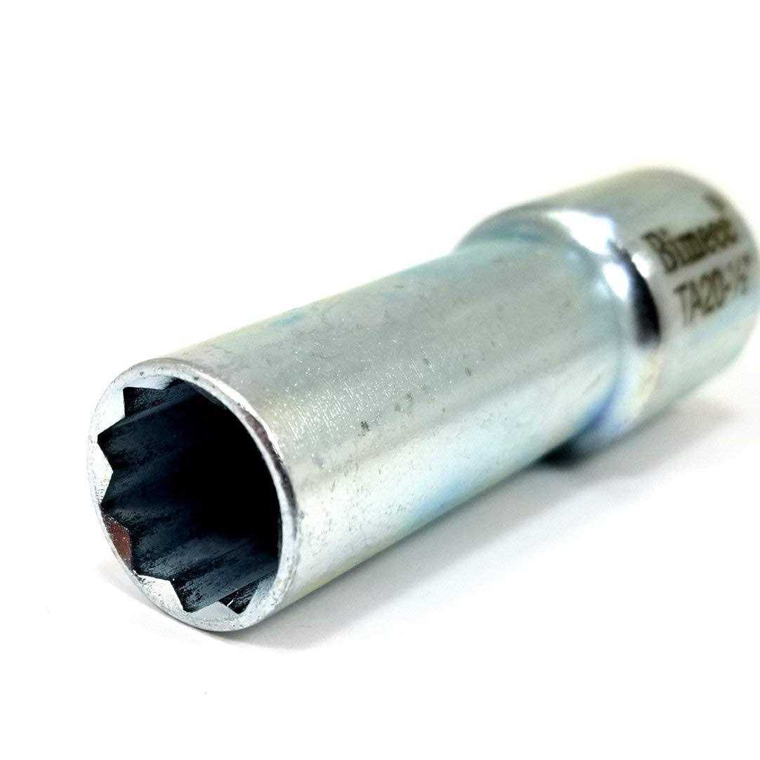 Bimecc Ta20-12 10-Spline Lug Nut Tool key w 12 Imperial Square Socket Drive for Passenger Carssmall Suvs - Cheap Fitting