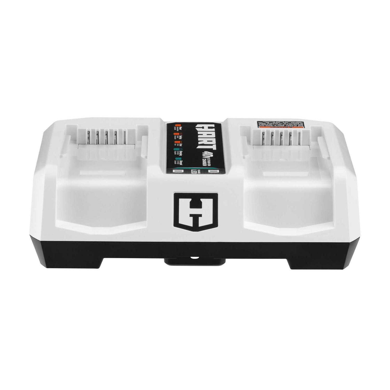 Hart 40-Volt Dual Port Fast Charger for Hart 40V Batteries - Cheap Fitting
