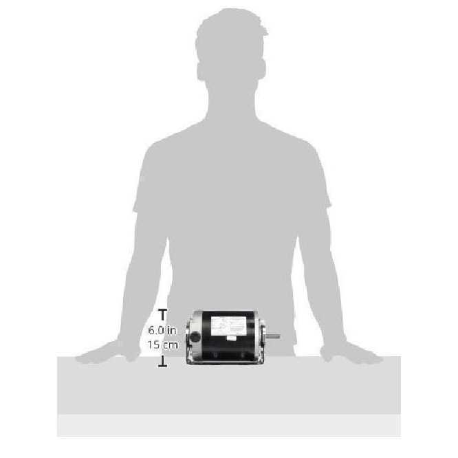 Century GF2054 Motor Electric 1/2 hp 1725 RPM - Cheap Fitting