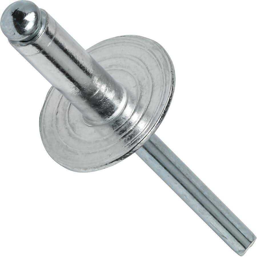 Fastenere.com Large Flange Head Pop Rivets Aluminum Body Steel Mandrel Qty 100 - Cheap Fitting