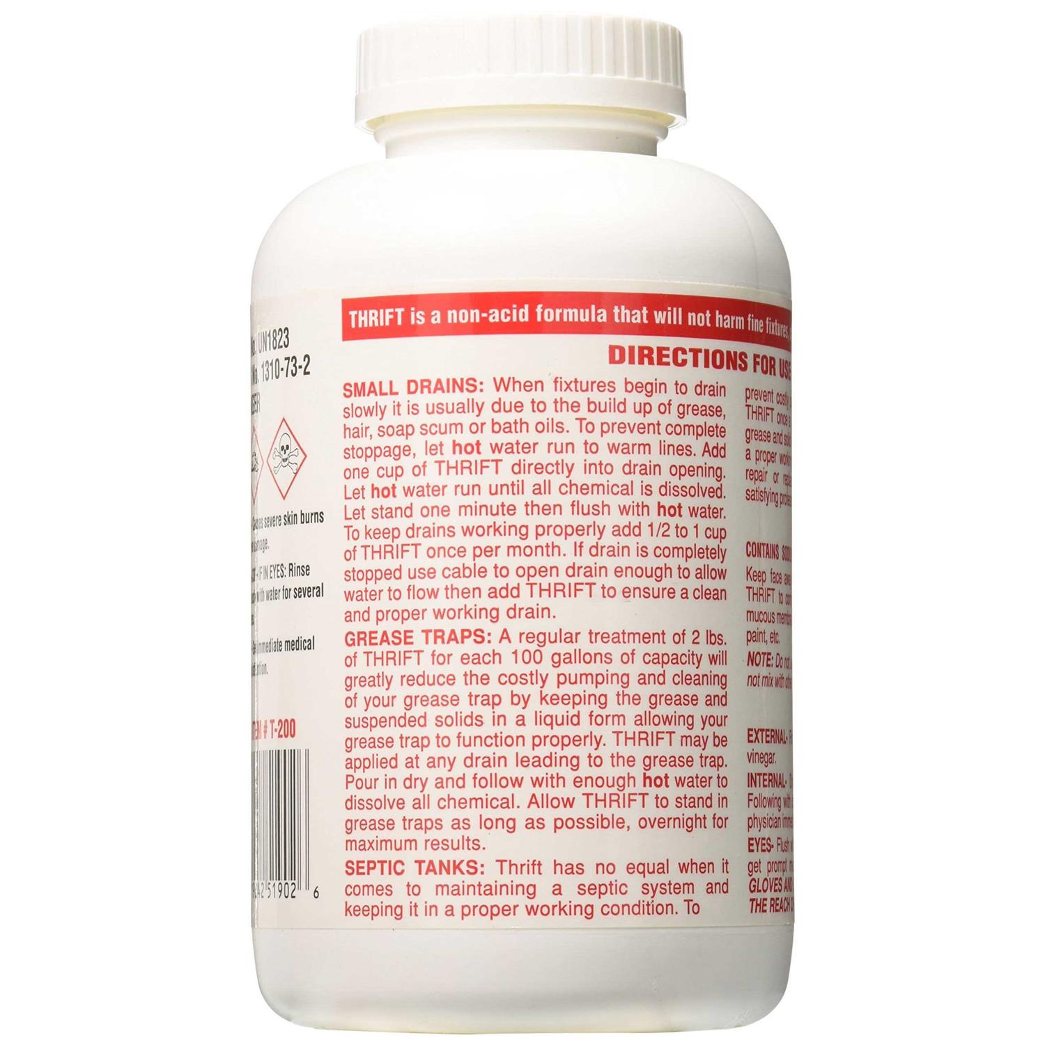 Thrift Marketing Drain Cleaner - Cheap Fitting