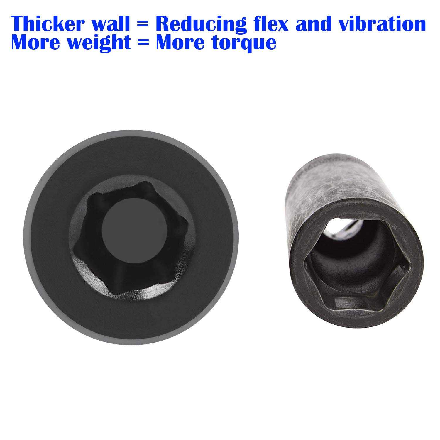 Mofeez 77080 19mm Harmonic Balancer Socket Compatible with Honda - Cheap Fitting