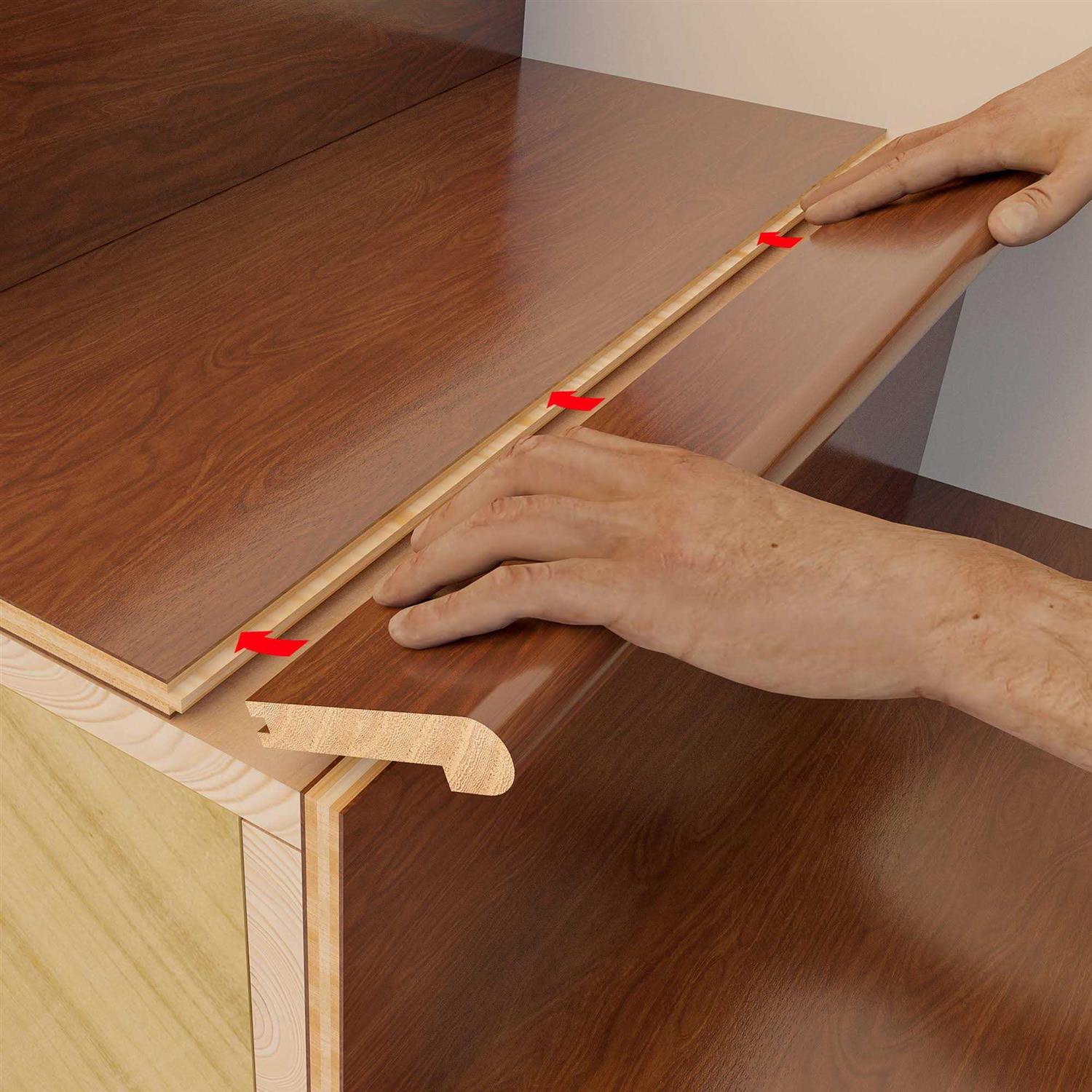 ROBERTS 8600 10 oz. NOSEBOND Stair Nose Adhesive for Interior Installation of Wood, Laminate, and Rigid PVC Stair Nosing - Cheap Fitting