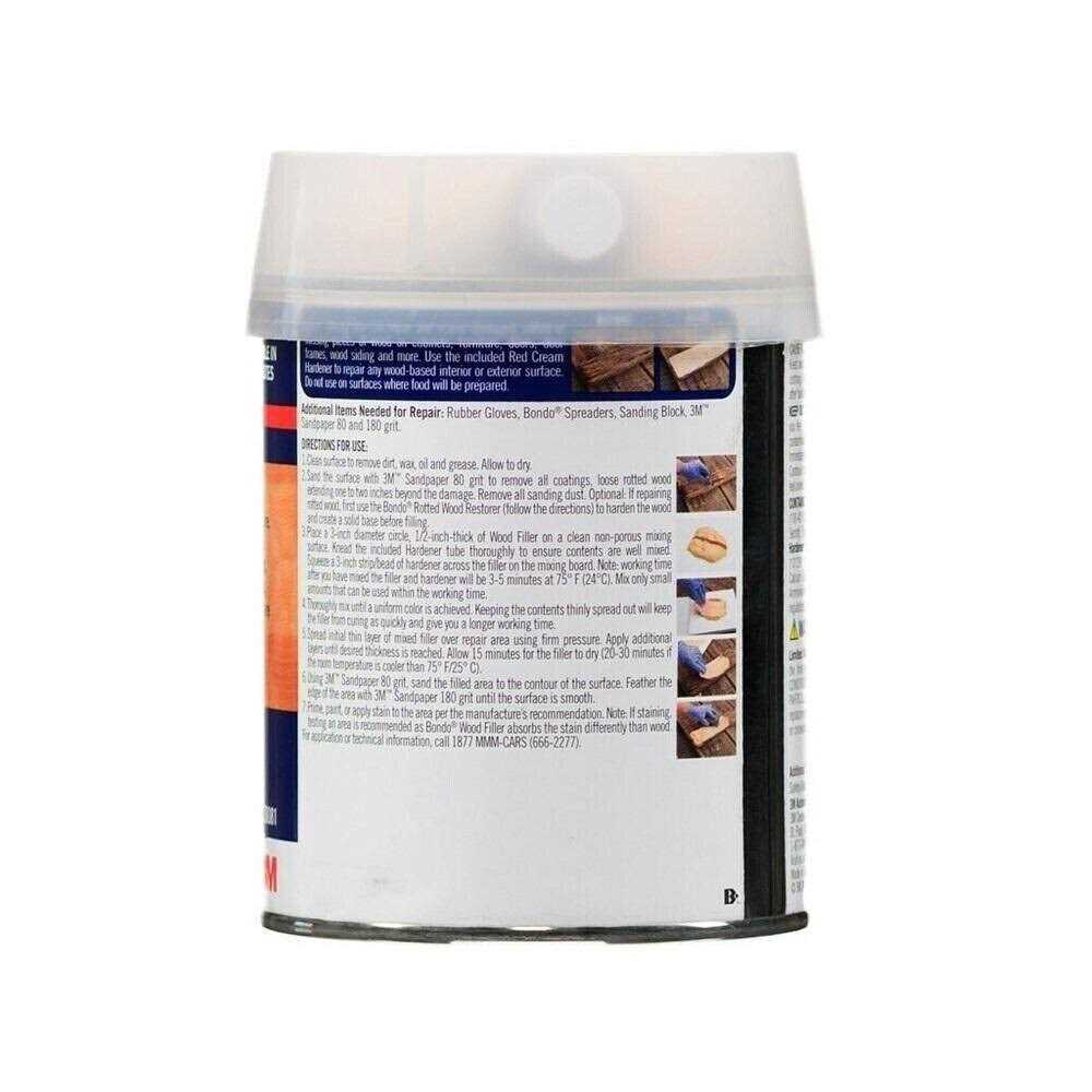 Bondo 12 oz Wood Filler - Cheap Fitting