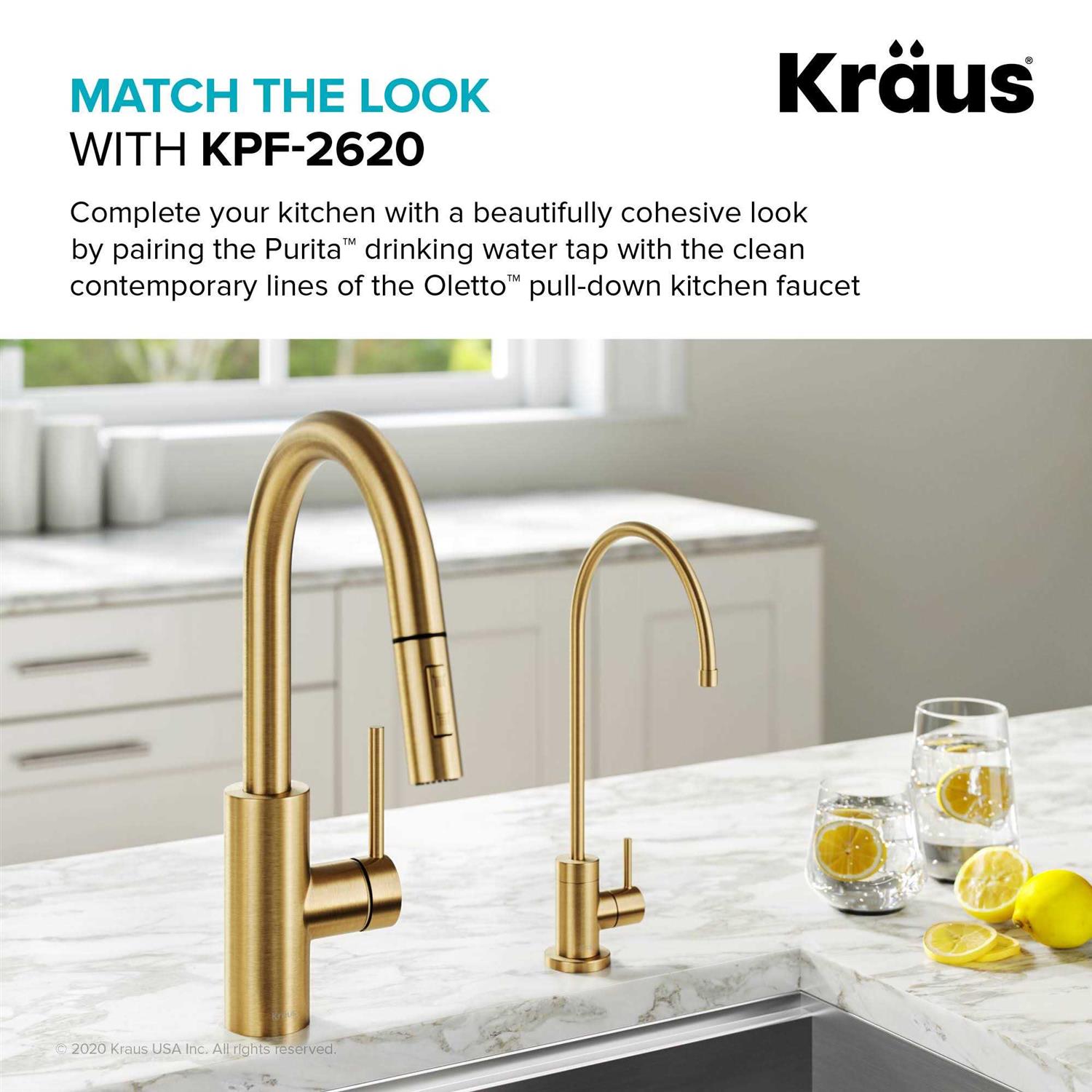 Kraus Purita 100% Lead-Free Kitchen Water Filter Faucet FF-100 - Cheap Fitting
