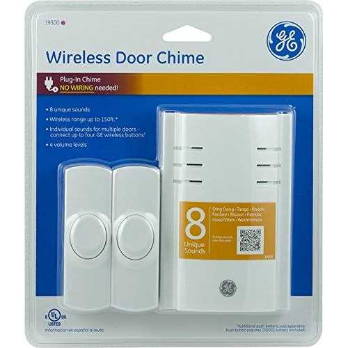 GE 19300 Wall Outlet Wireless Door Chime - Cheap Fitting