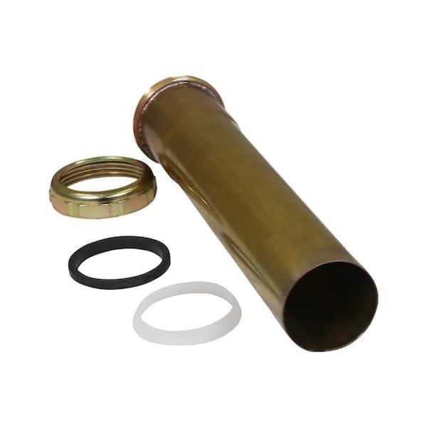 The Plumber’s Choice 1-1/2 in. x 12 Brass Slip Joint Extension Tube for Tubular Drain Applications - Cheap Fitting