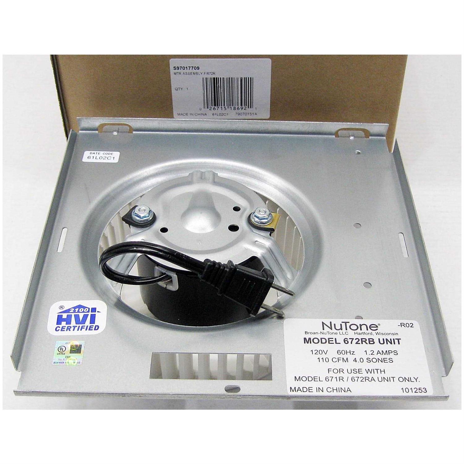 Broan Nutone Parts Motor S97017709 - Cheap Fitting