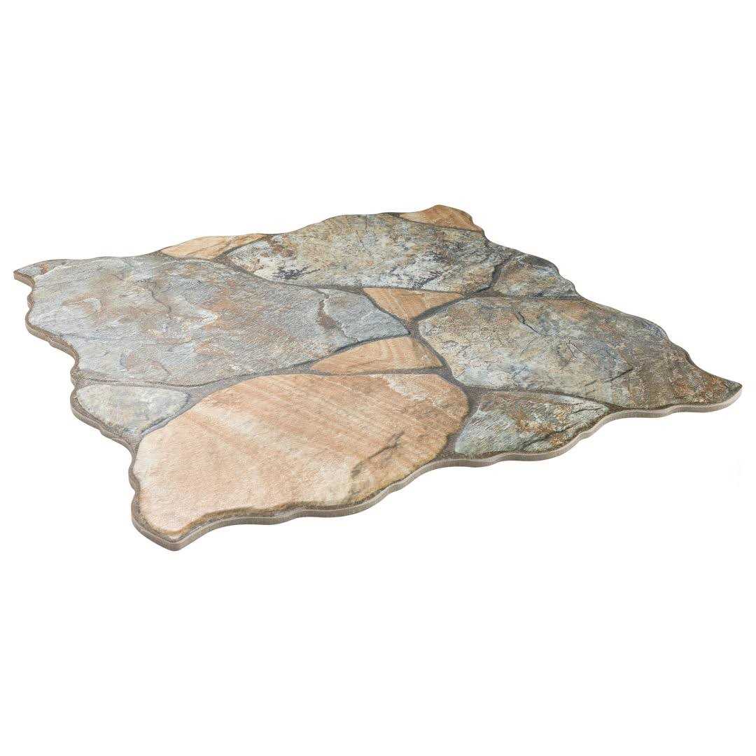 Merola Tile Canet Marron 17 x 17 Porcelain Floor and Wall Tile - Cheap Fitting