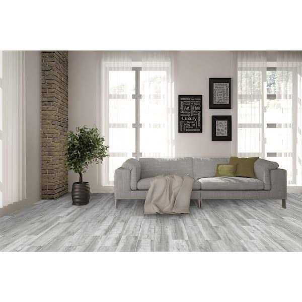 MONO SERRA Borghetto Grigio 7 in. x 24.5 in. Porcelain Floor and Wall Tile - Cheap Fitting