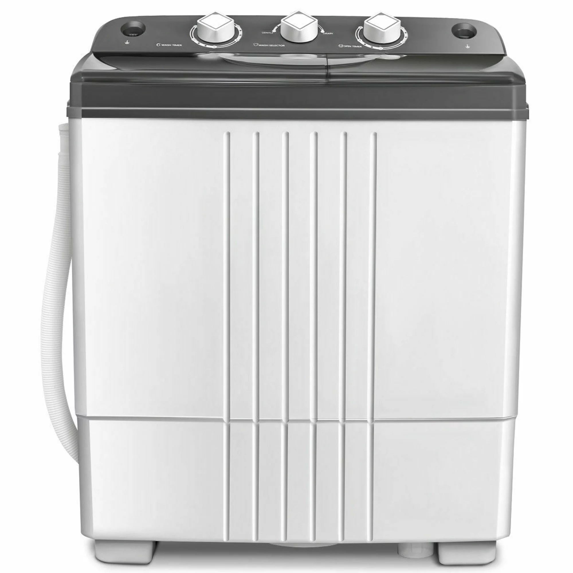 Gymax Portable Washing Machine Compact Twin Tub 20 lbs Capacity Washer Spinner - Cheap Fitting