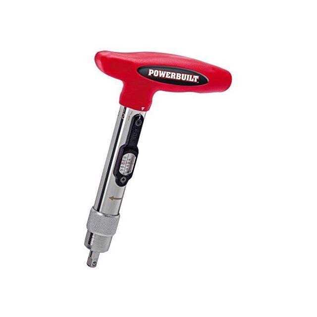 Powerbuilt 649971 1/4 Inch Drive Ratcheting T-Handle Torque Wrench - Cheap Fitting
