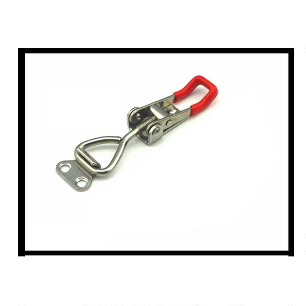 Toggle Latch Clamp 4001 2pcs 304 Stainless Steel Adjustable Hasp Latches Quick Release Hand Tool Toggle Clamp for Smoker Lid Jig - Cheap Fitting