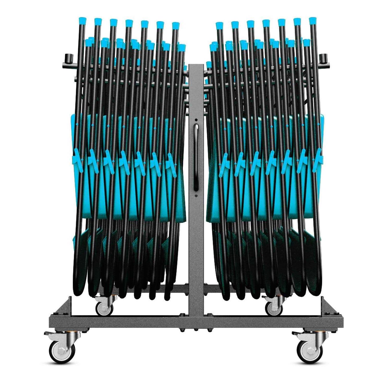 Flash Furniture Hawkins Heavy Duty Folding Table & Chairs Mobile Cart-Locking Wheels QIN - Cheap Fitting