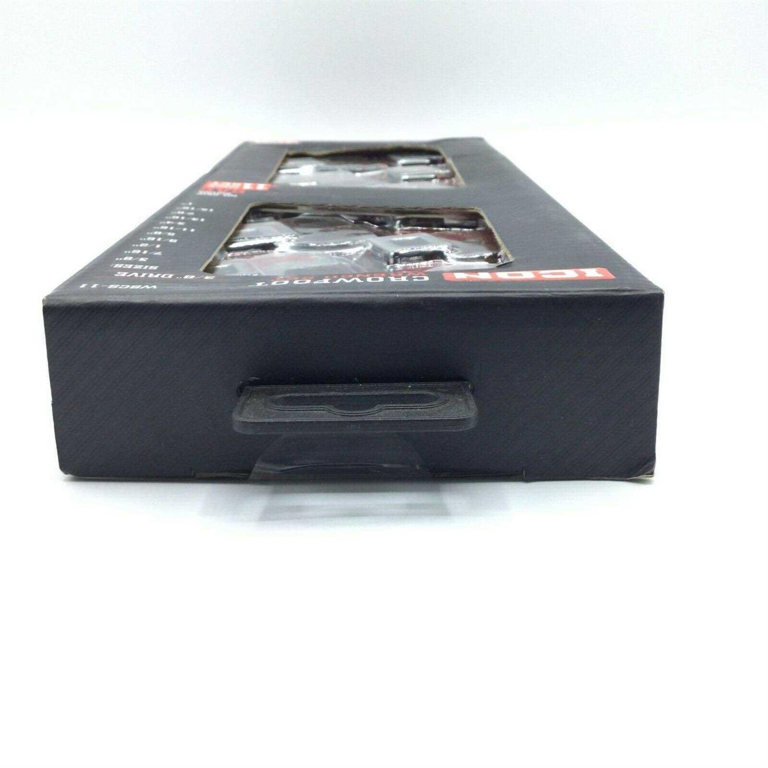 Icon 3/8 in. Drive SAE Professional Crowfoot Wrench Set - Cheap Fitting