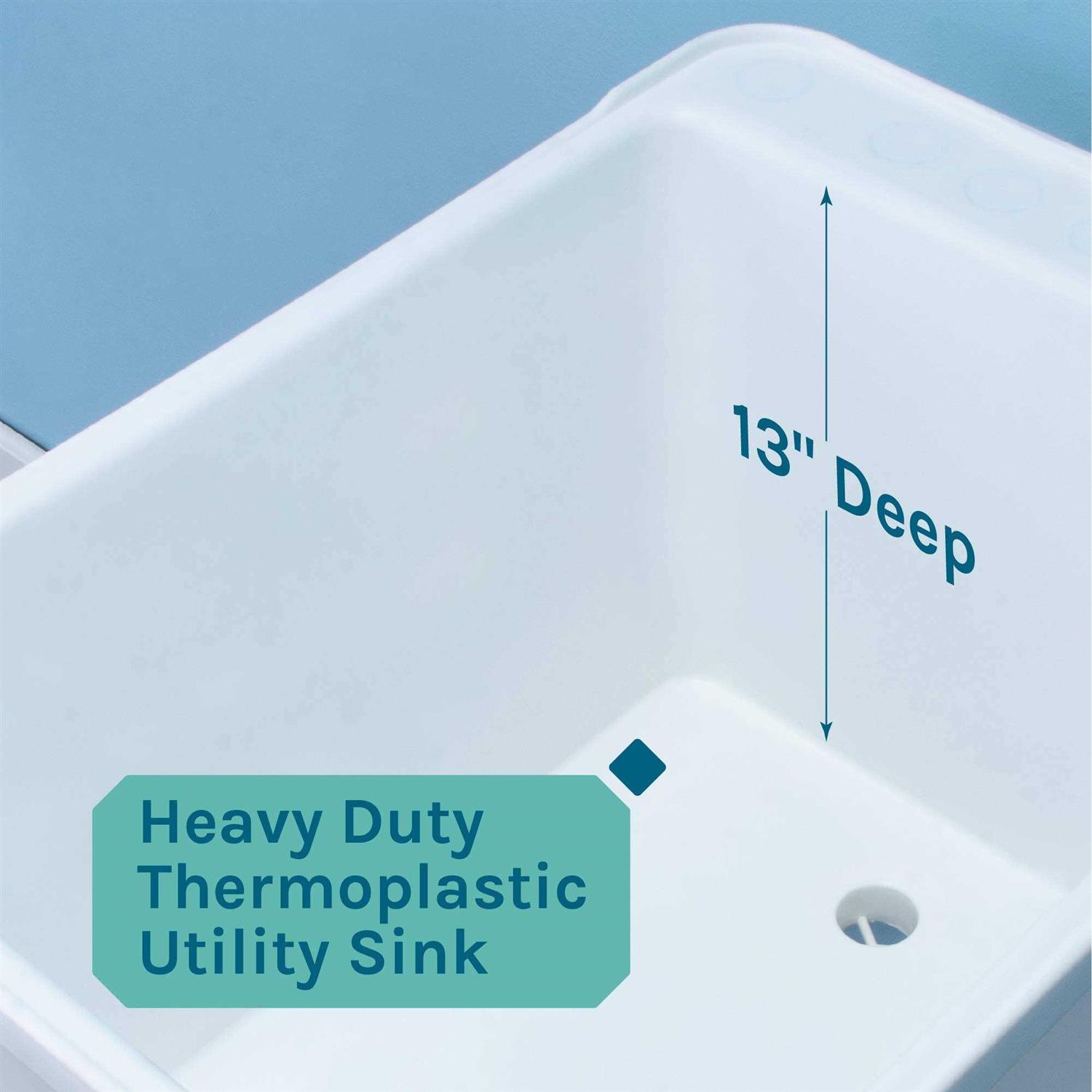Space Saver Utility Sink by JS Jackson Supplies Freestanding Tehila Space Saving Laundry Tub - Cheap Fitting