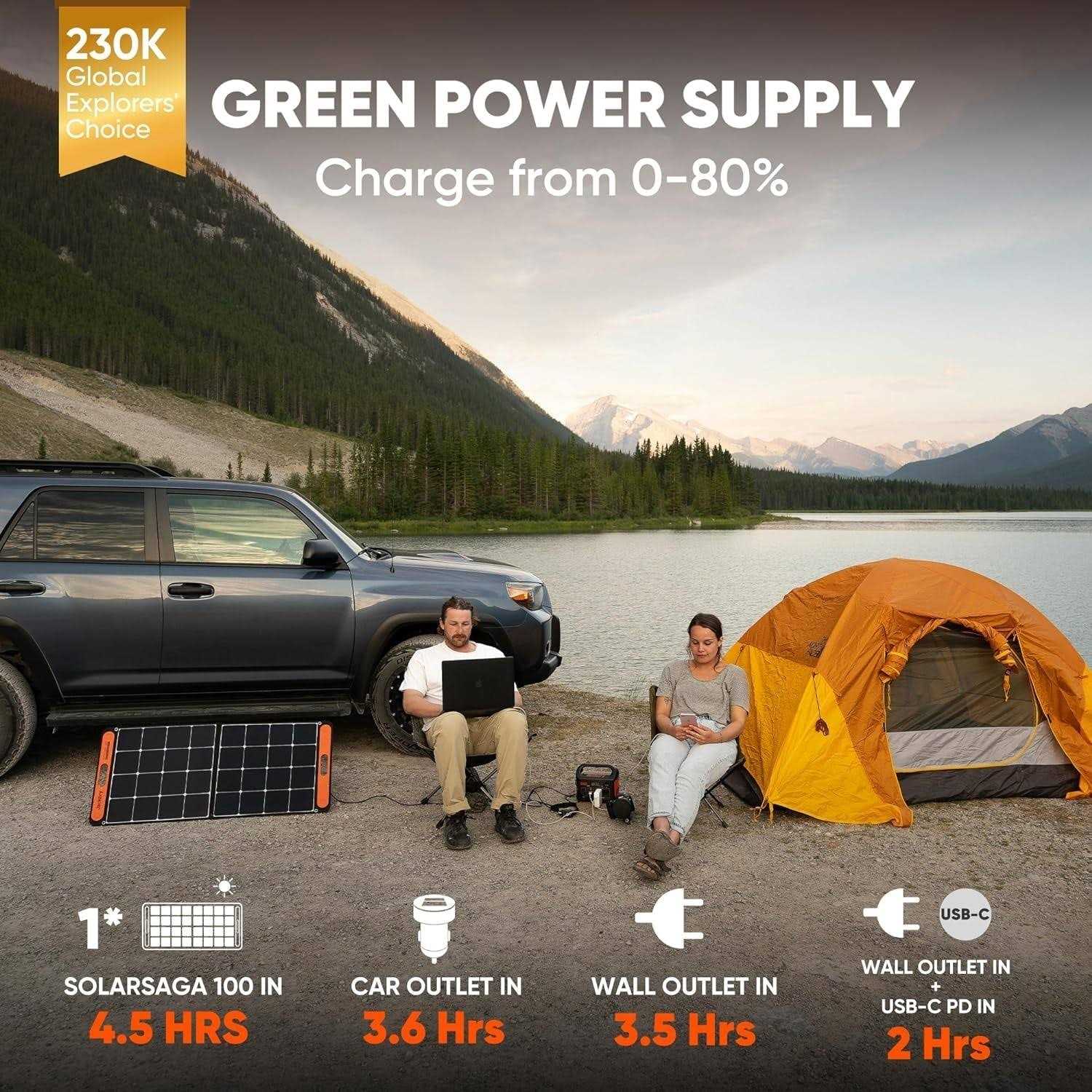 Jackery Explorer 300 Portable Power Station 300W Solar Lightweight Battery Solar Generator for camping - Cheap Fitting