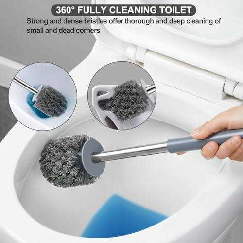 Toilet Plunger and Bowl Brush Combo for Bathroom Cleaning - Cheap Fitting