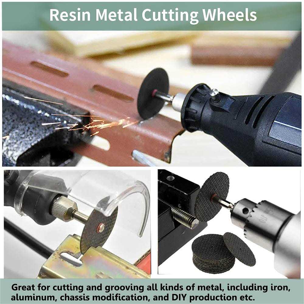 FOTYBEI Cutting Wheel Set for Dremel Rotary Tool HSS Circular Saw Blades - Cheap Fitting