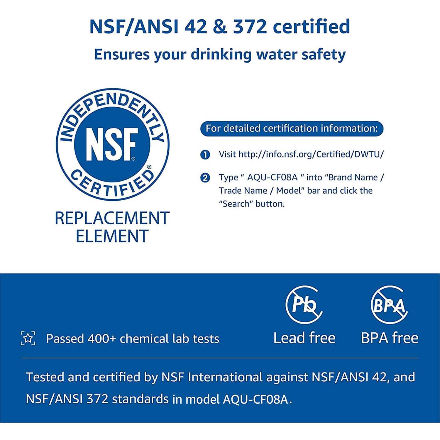 Aqua Crest 6 Pack Aquacrest Faucet Water Filter Replacement for Pur Rf-9999 - Cheap Fitting