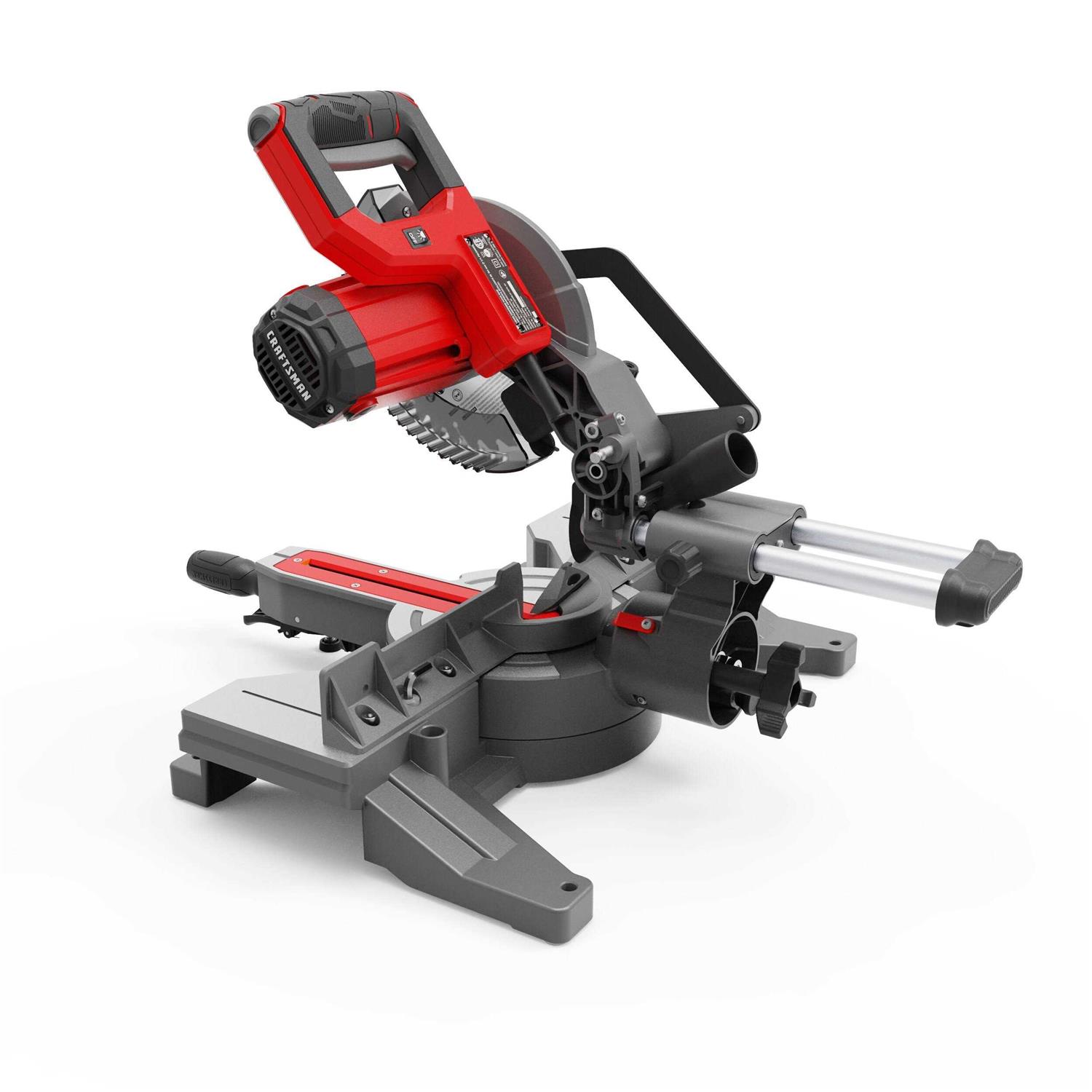 CRAFTSMAN 7-1/4-in 9-Amp Single Bevel Sliding Compound Miter Saw CMXEMAX69434504 - Cheap Fitting