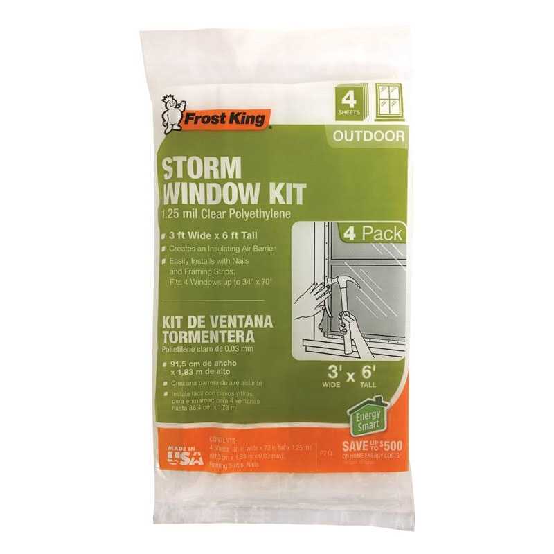 Frost King P714h Window Insulation Kit - Cheap Fitting