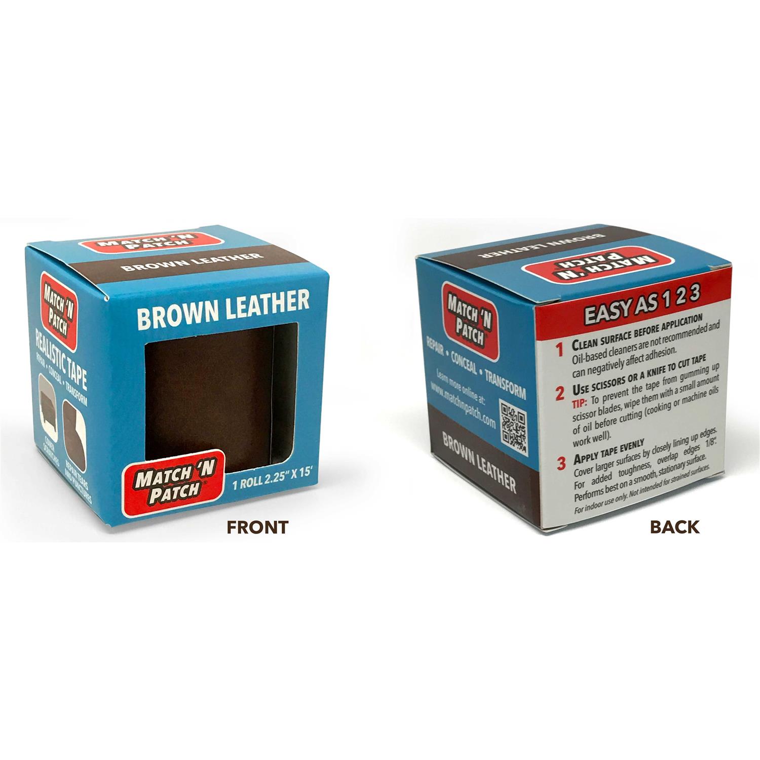 Match N Patch Realistic Brown Leather Repair Tape - Cheap Fitting