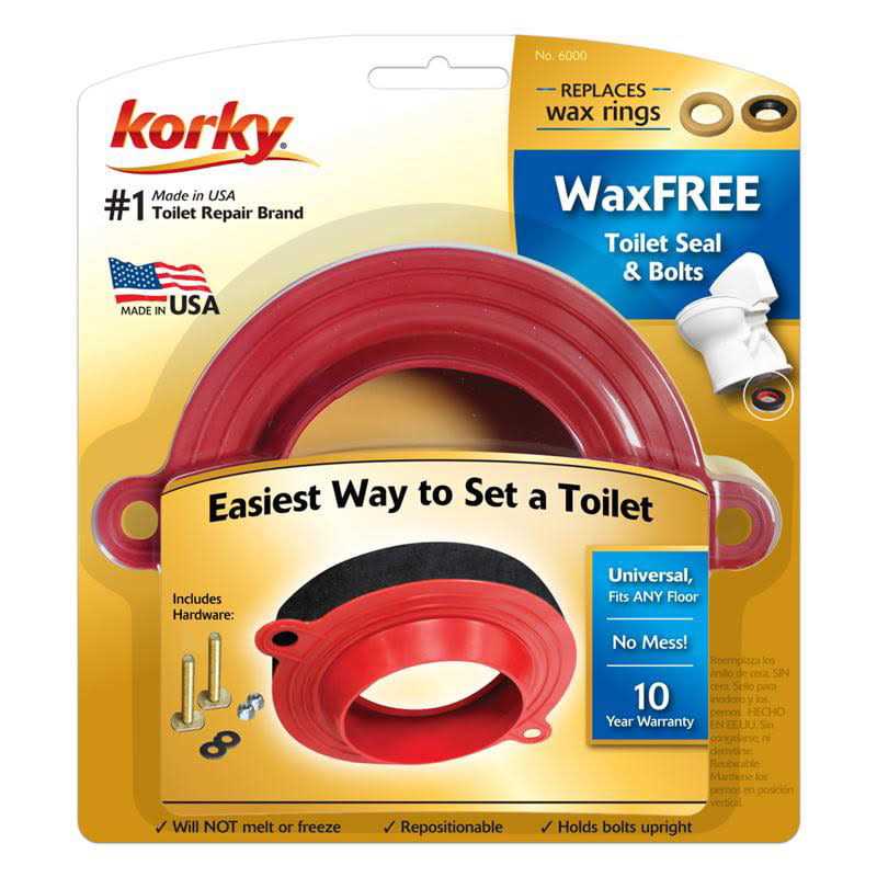 Korky Wax Free Toilet Seal Kit - Cheap Fitting