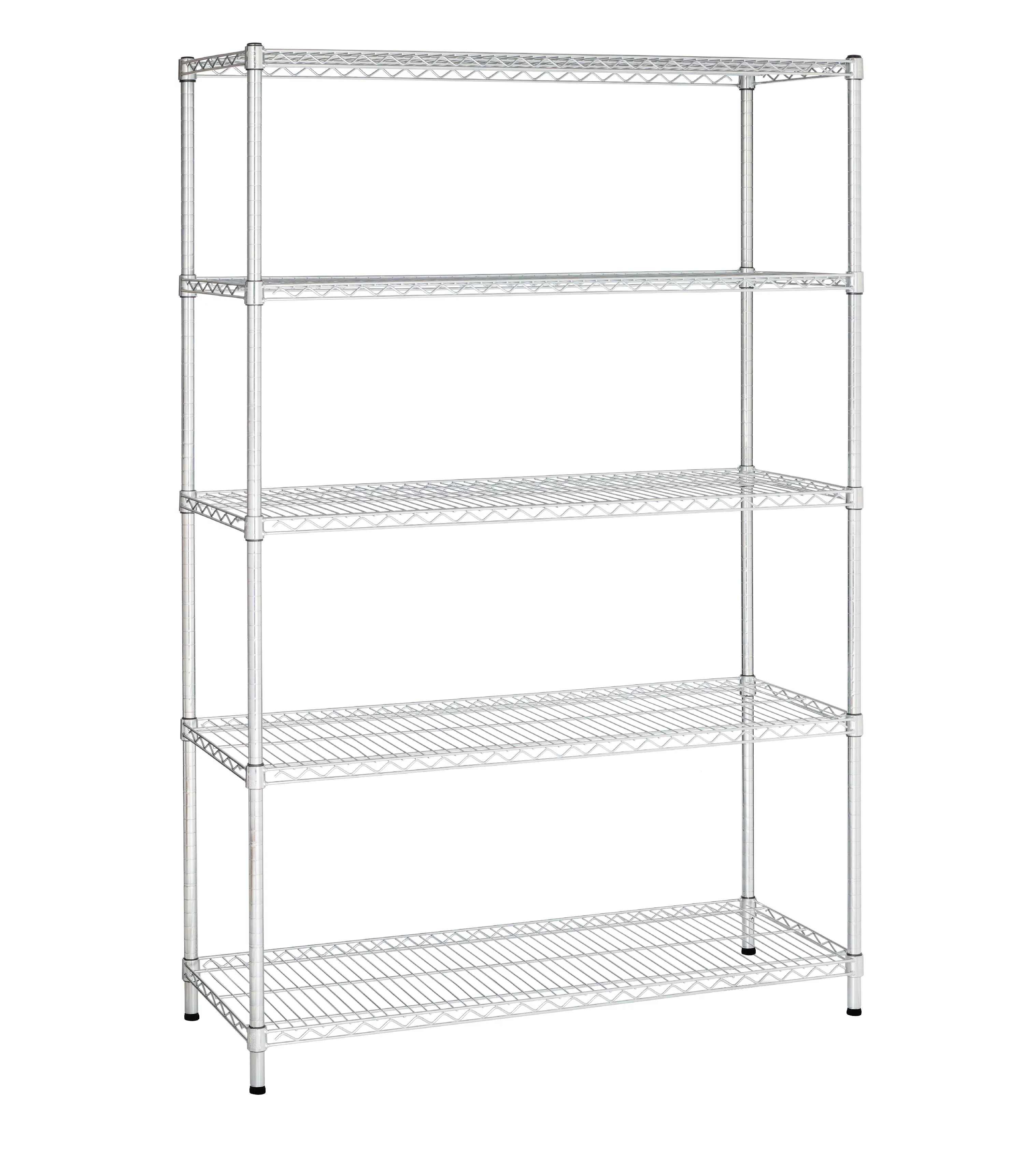 Hyper Tough Chrome Wire Shelf 5-Tier Heavy Duty 72