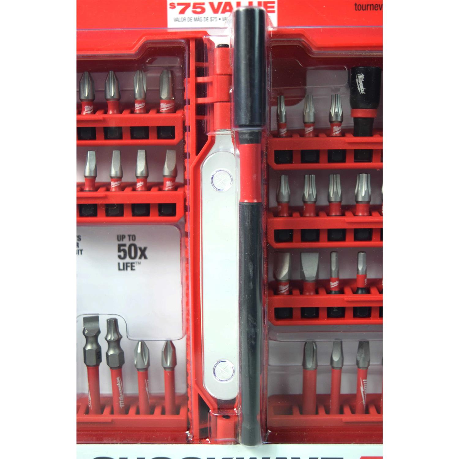 Milwaukee SHOCKWAVE Impact Duty Steel Driver Bit Set - Cheap Fitting