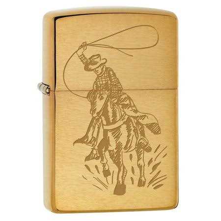 Zippo Lighter Cowboy with Lasso on Horse 80238 - Cheap Fitting