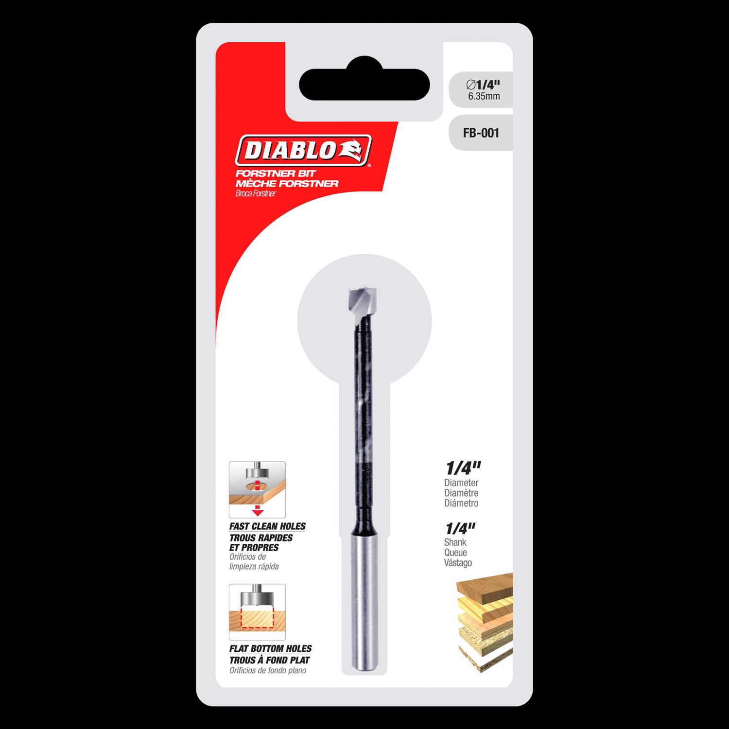 Diablo 1 in Forstner Bit - Cheap Fitting