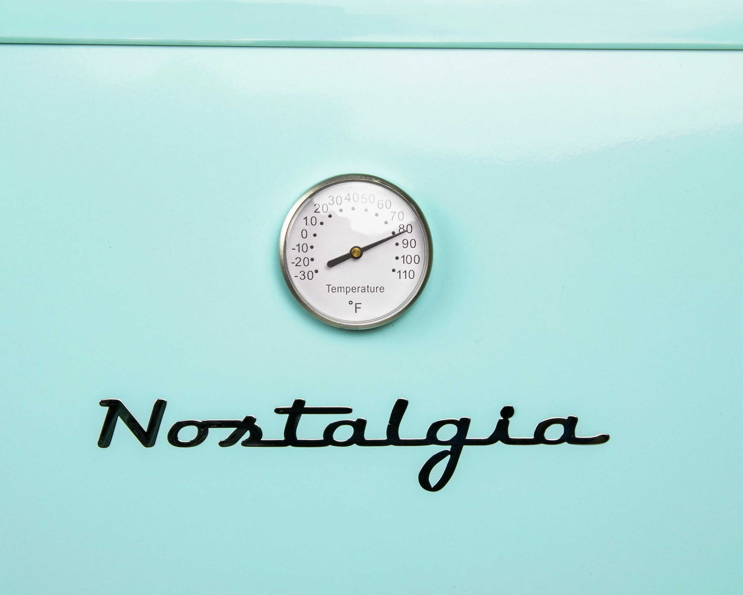 Nostalgia NRRFCF35AQ Classic Retro 3.5 cu. ft. Refrigerator & Chest Freezer, Aqua - Cheap Fitting