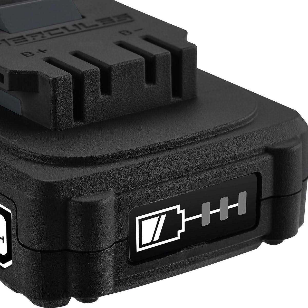 Hercules 12V 2 Ah Lithium-Ion Compact Lightweight Battery - Cheap Fitting