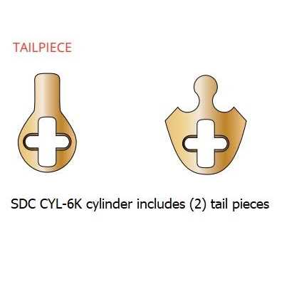 SDC Mortise Cylinder (CYL-6KAQ) - Cheap Fitting